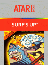 Surf's Up Atari 2600 US box art